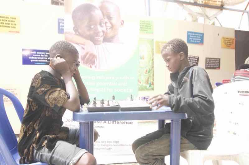 Focused chess players developing concentration and problem-solving skills