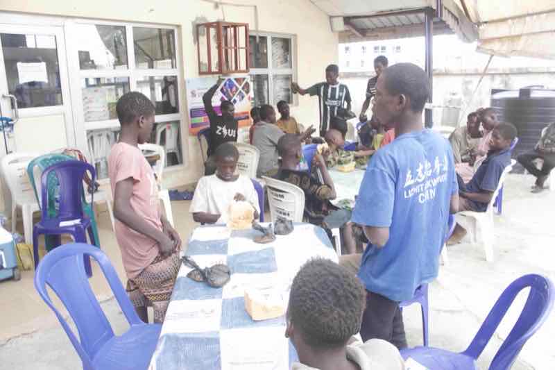 Children enjoying nutritious meals together